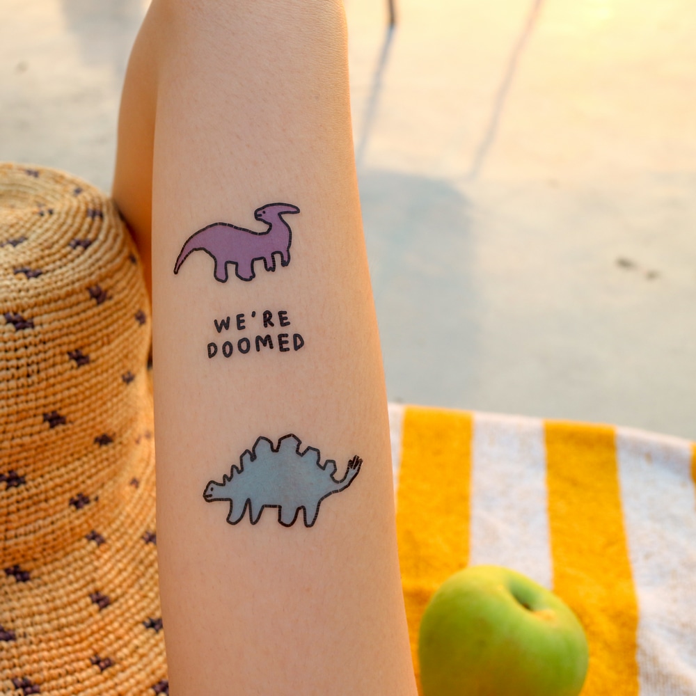 Tattoo Sticker - Dinosaurs A – Bild 2